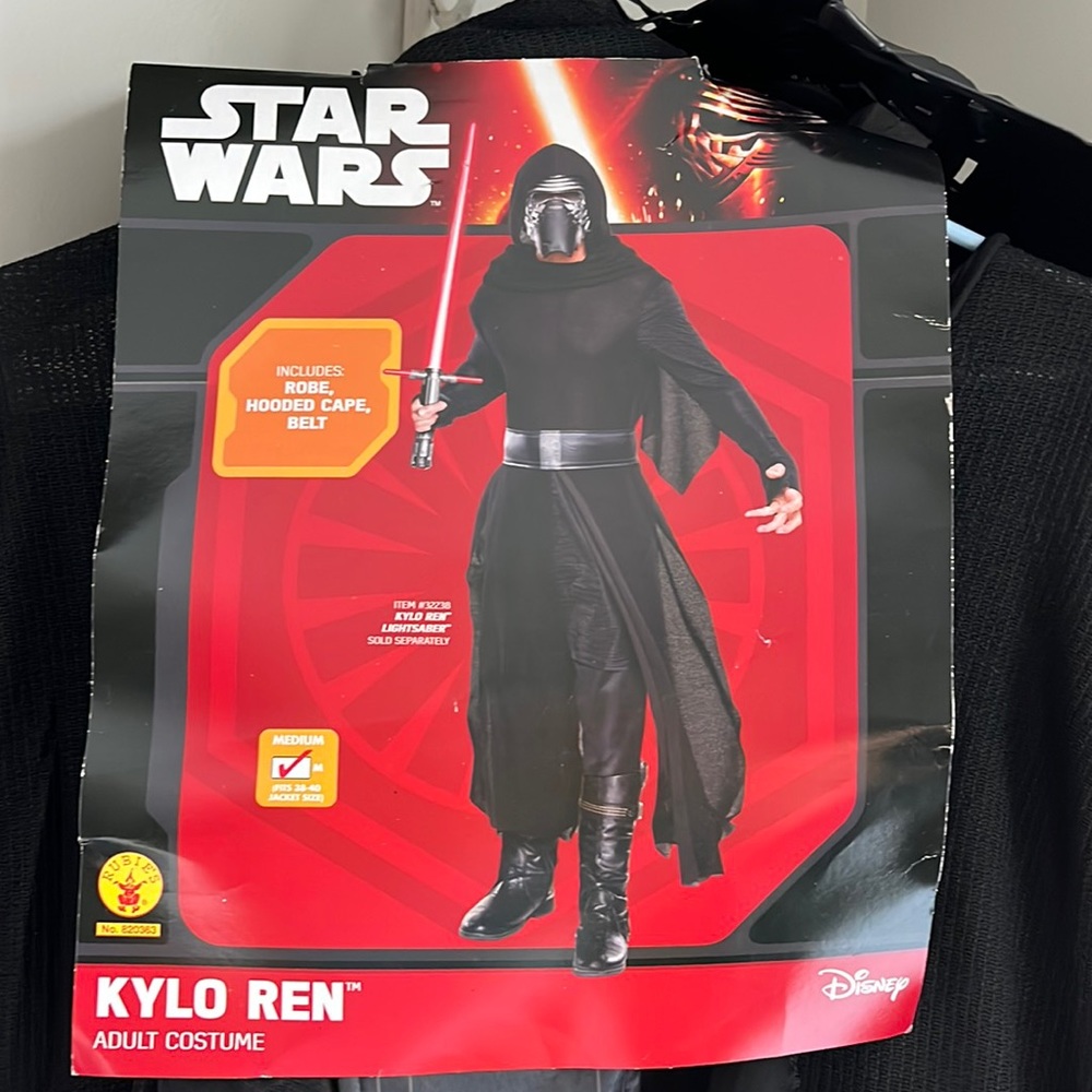 Star Wars - Kylo Ren - Men’s Costume - Size Medium (38-40)